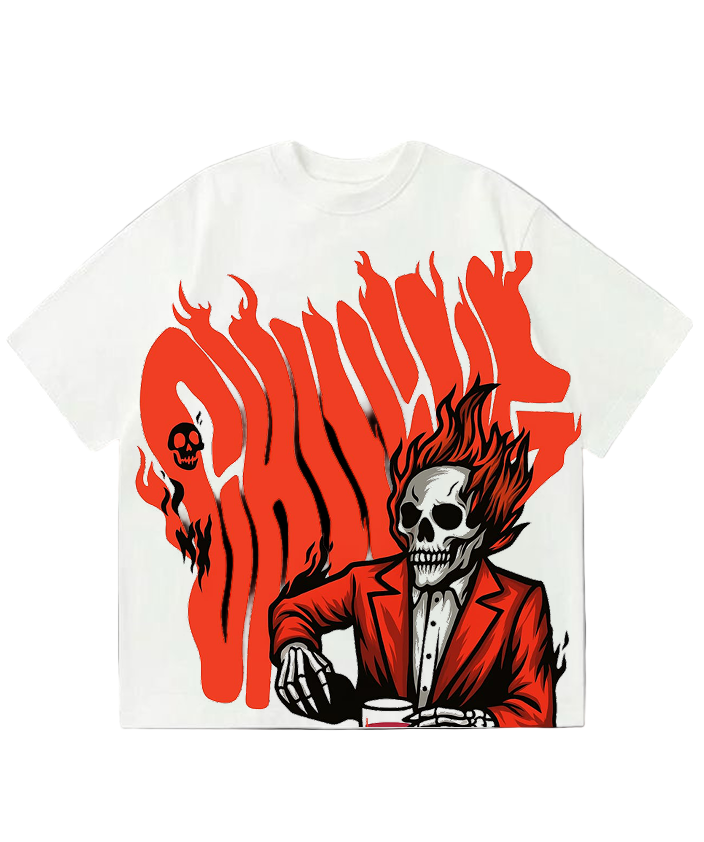 Flame Skull Boss Tee