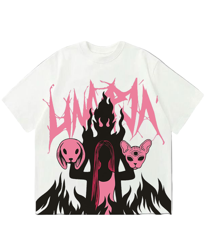 Mystic Flames Oversized Tee