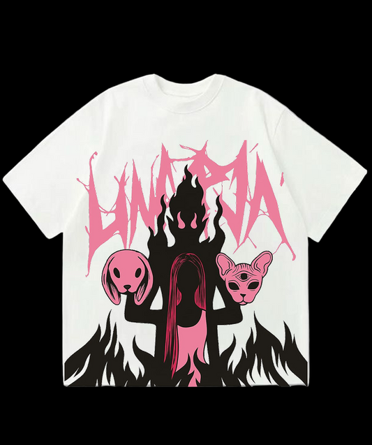 Mystic Flames Oversized Tee