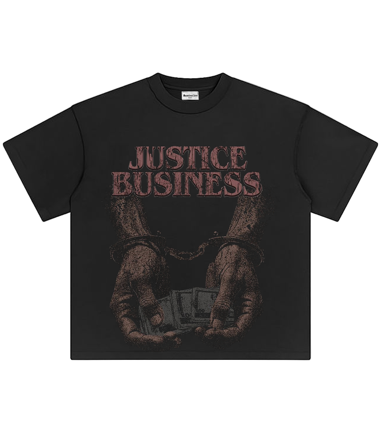 Justice Business Oversized Tee