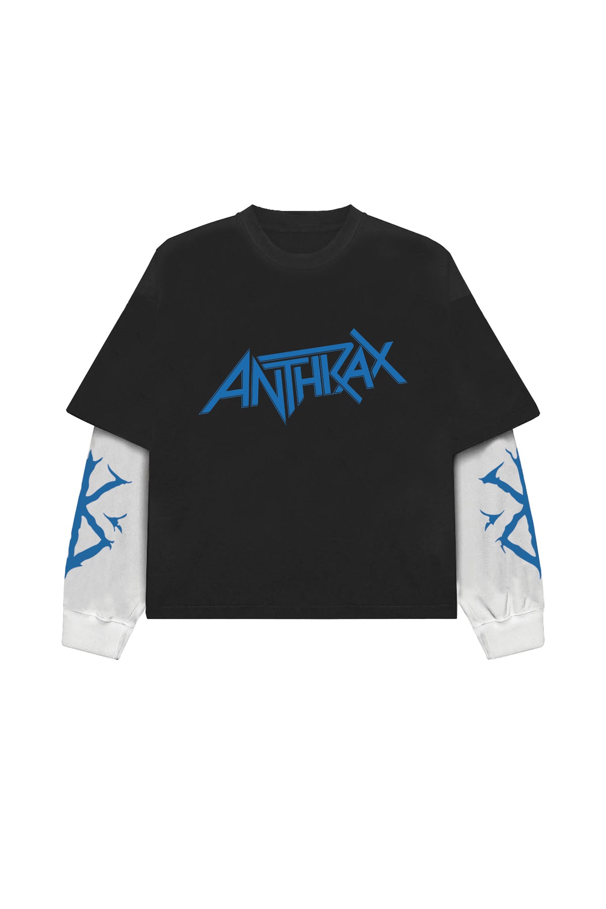 Anthrax B&W LS Oversized Tee