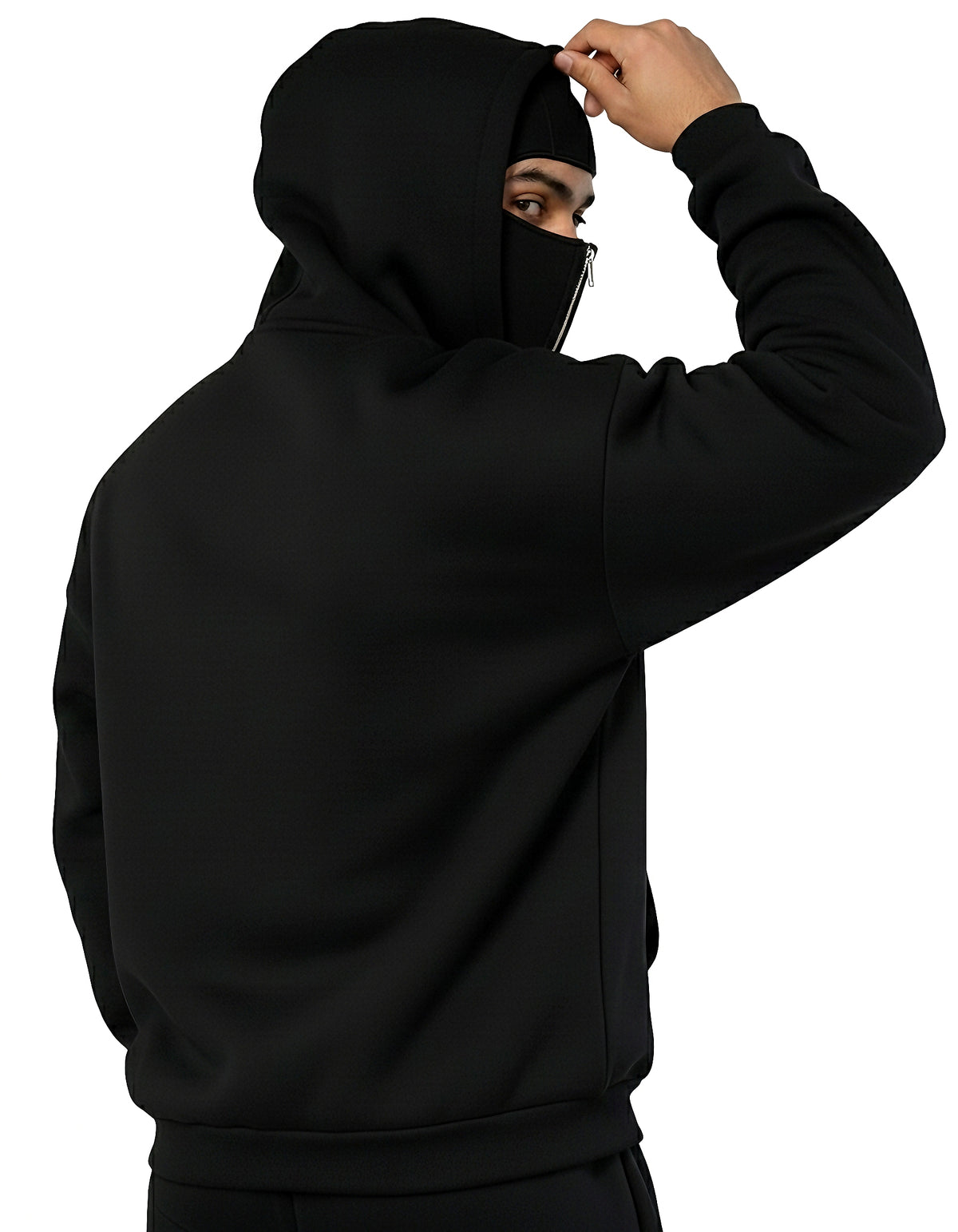 ShadowVeil Ninja Zip Hoodie – Stealth Street Edition