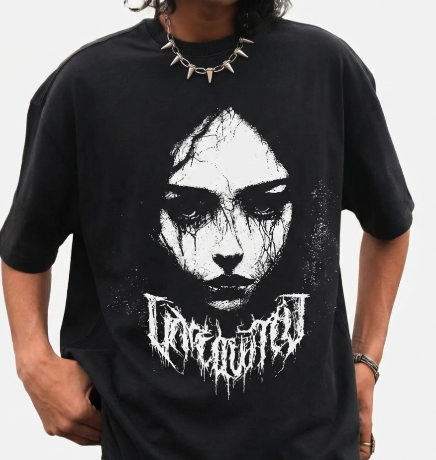 Drowned Silence – Dark Graphic Street Tee