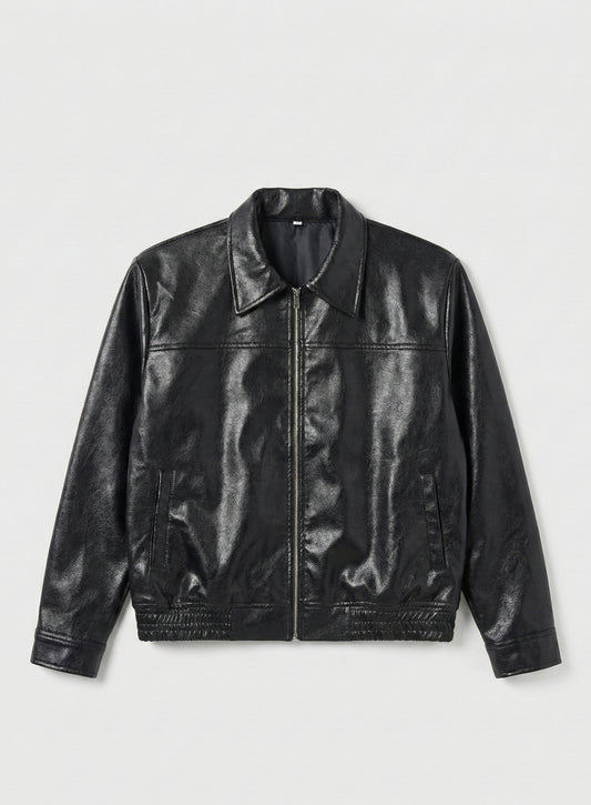 Alpha Stealth Leather Jacket