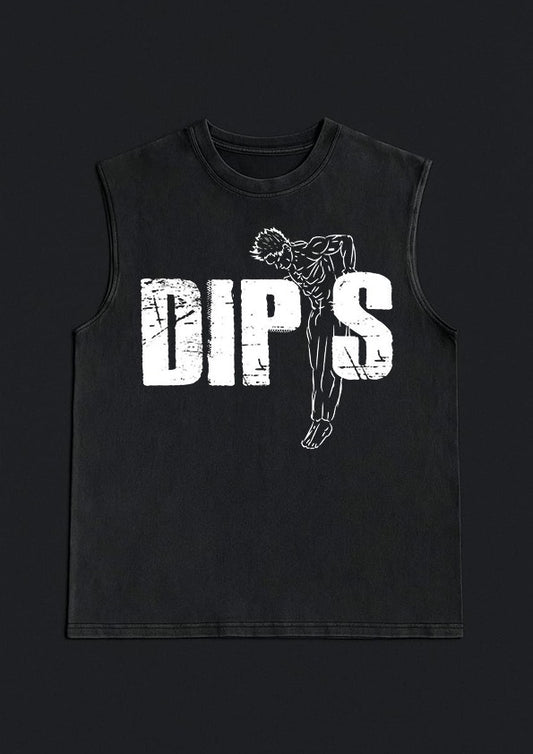 DIPS Hardcore Street Gym Sleeveless Tee 💪🔥