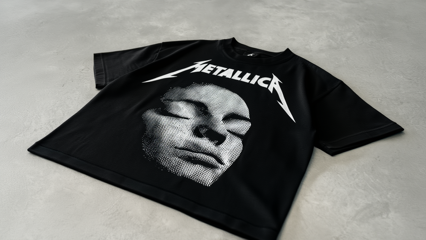 Void Metal Face – Heavy Graphic Crop Tee