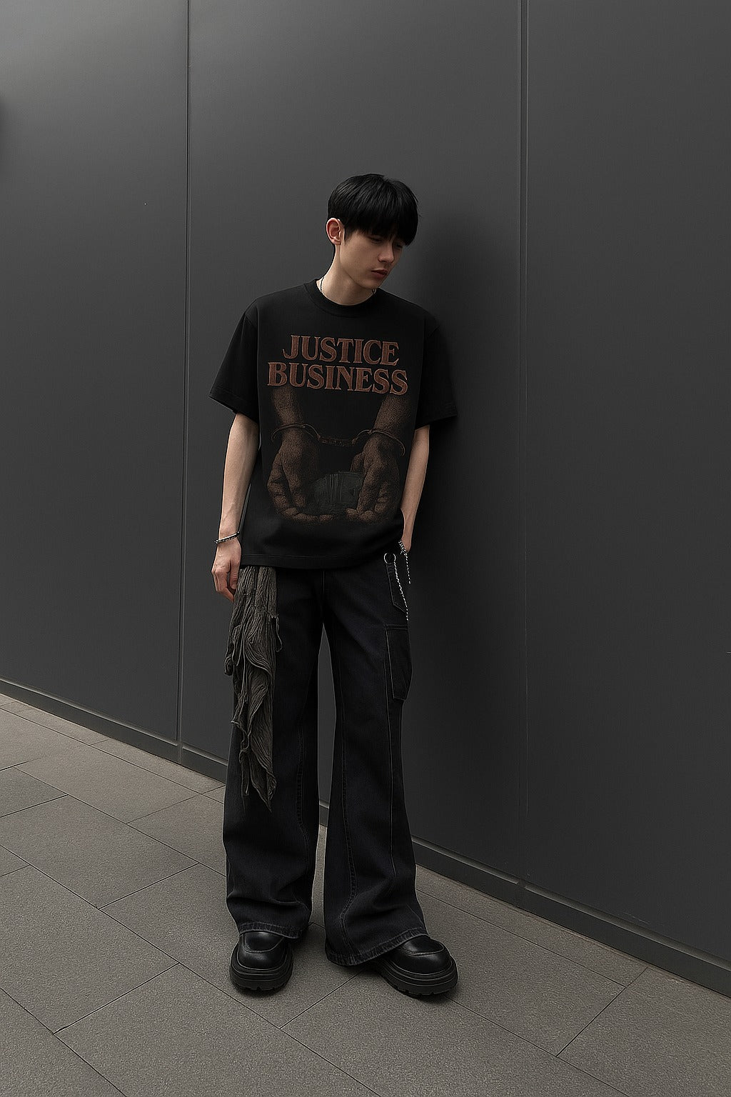 Justice Business Oversized Tee