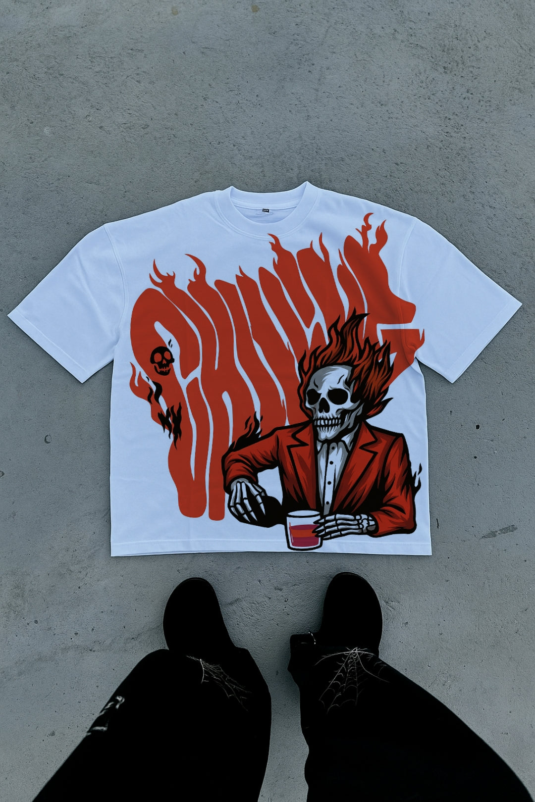 Flame Skull Boss Tee