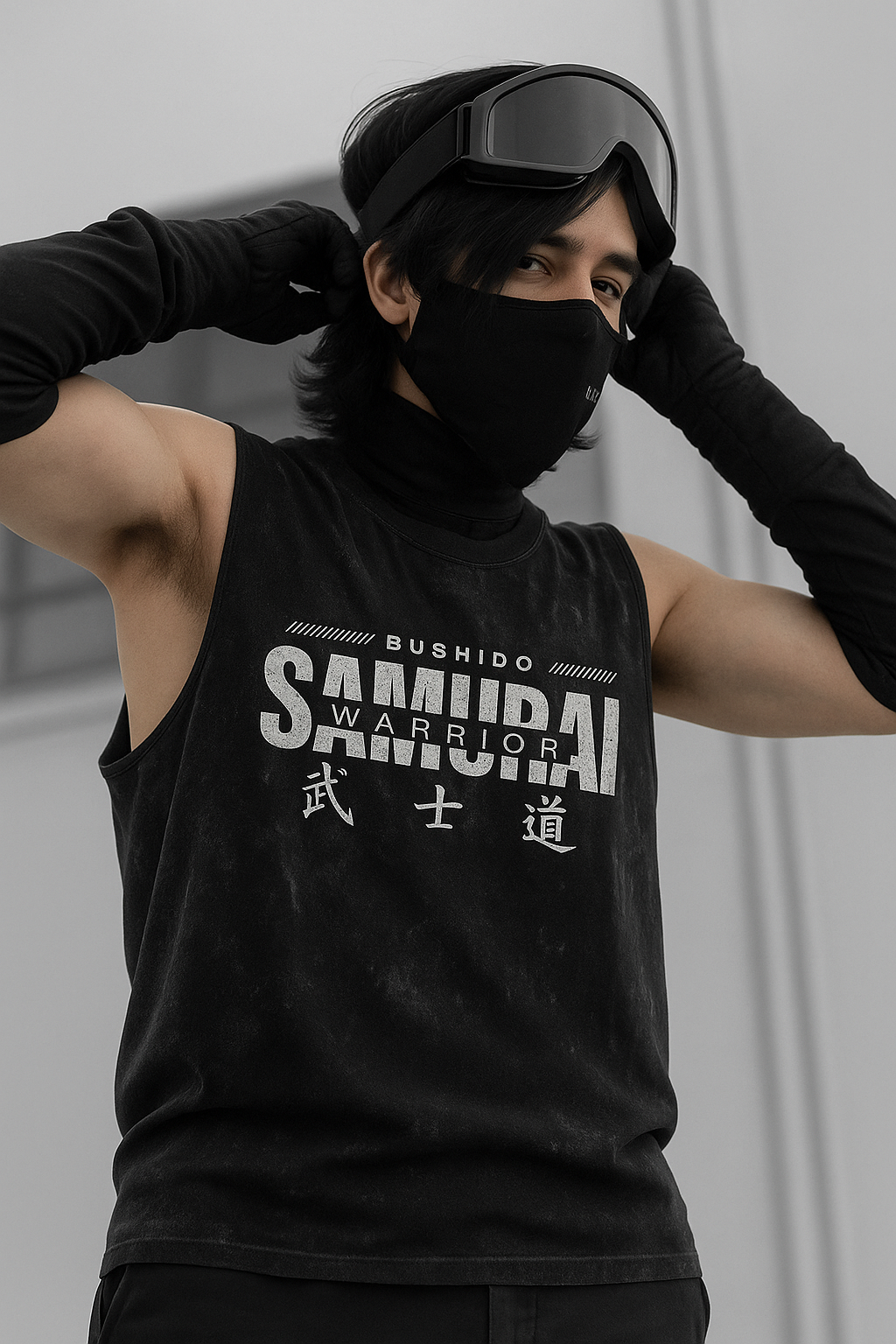 Bushido Samurai Warrior Sleeveless Tee ⚔️🈶