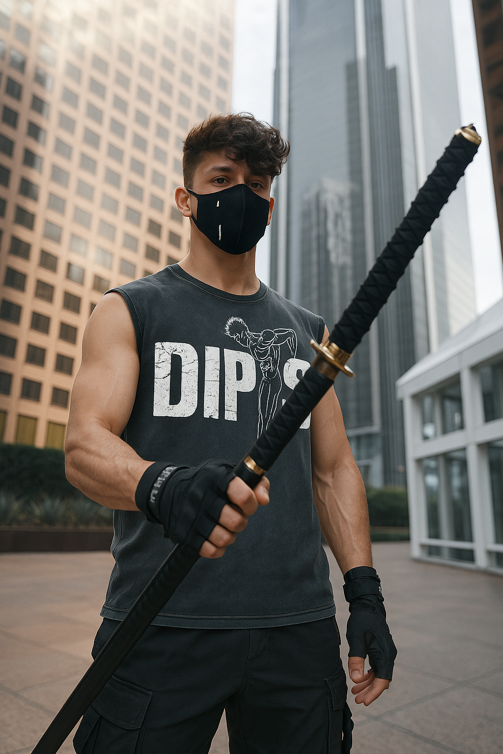 DIPS Hardcore Street Gym Sleeveless Tee 💪🔥