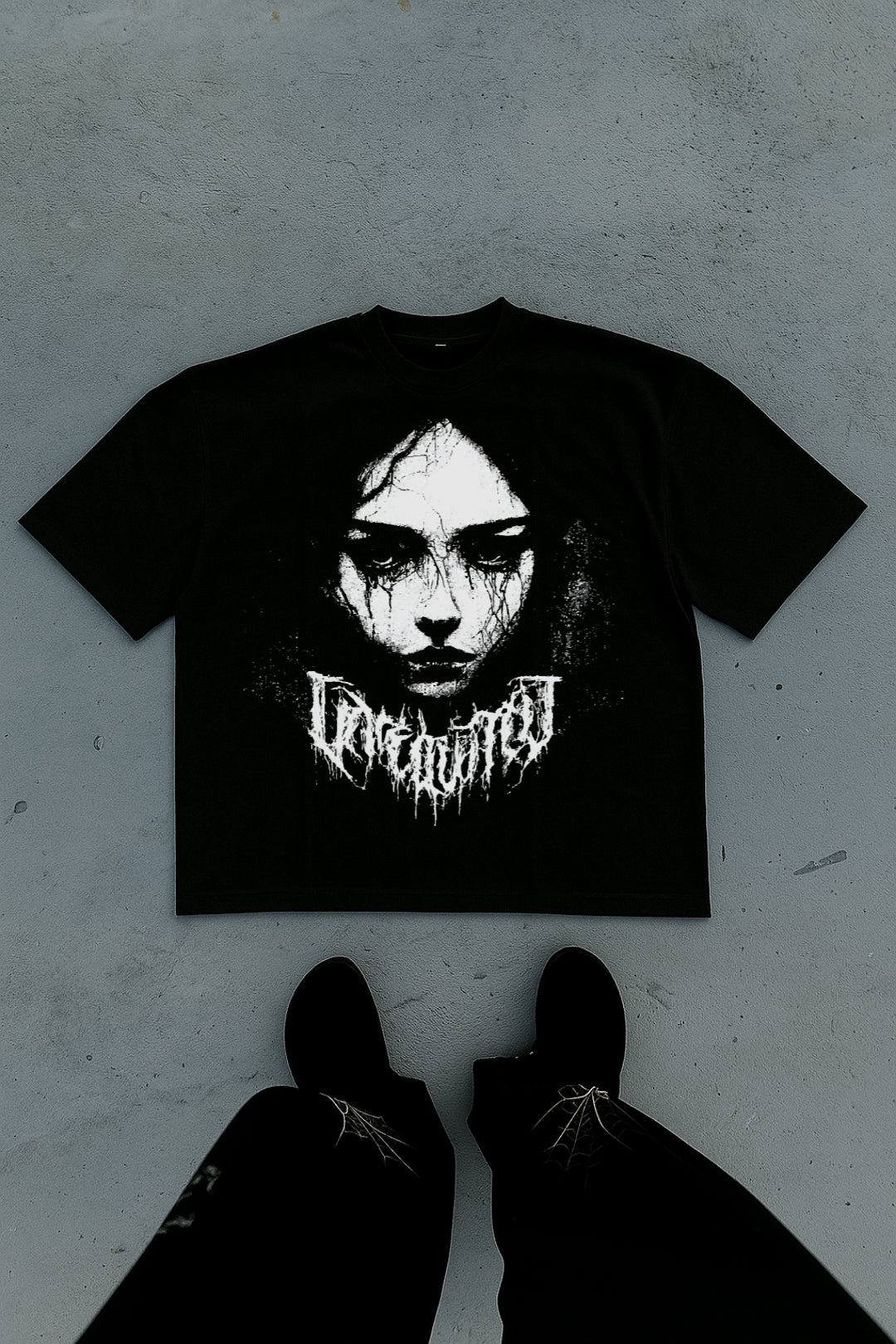 Drowned Silence – Dark Graphic Street Tee
