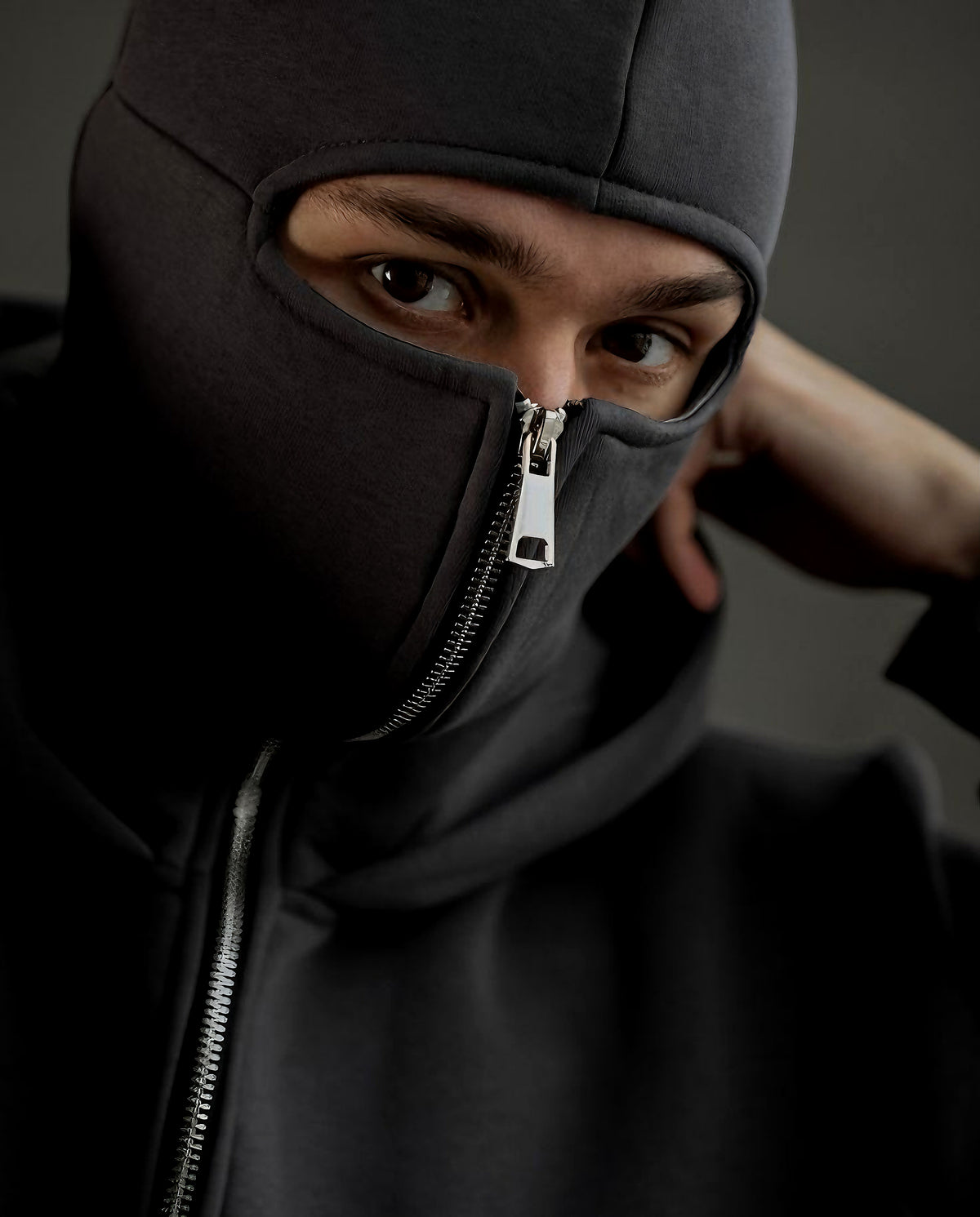 ShadowVeil Ninja Zip Hoodie – Stealth Street Edition