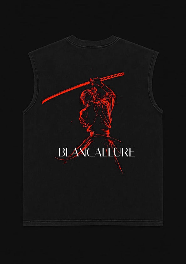 Bushido Samurai Warrior Sleeveless Tee ⚔️🈶