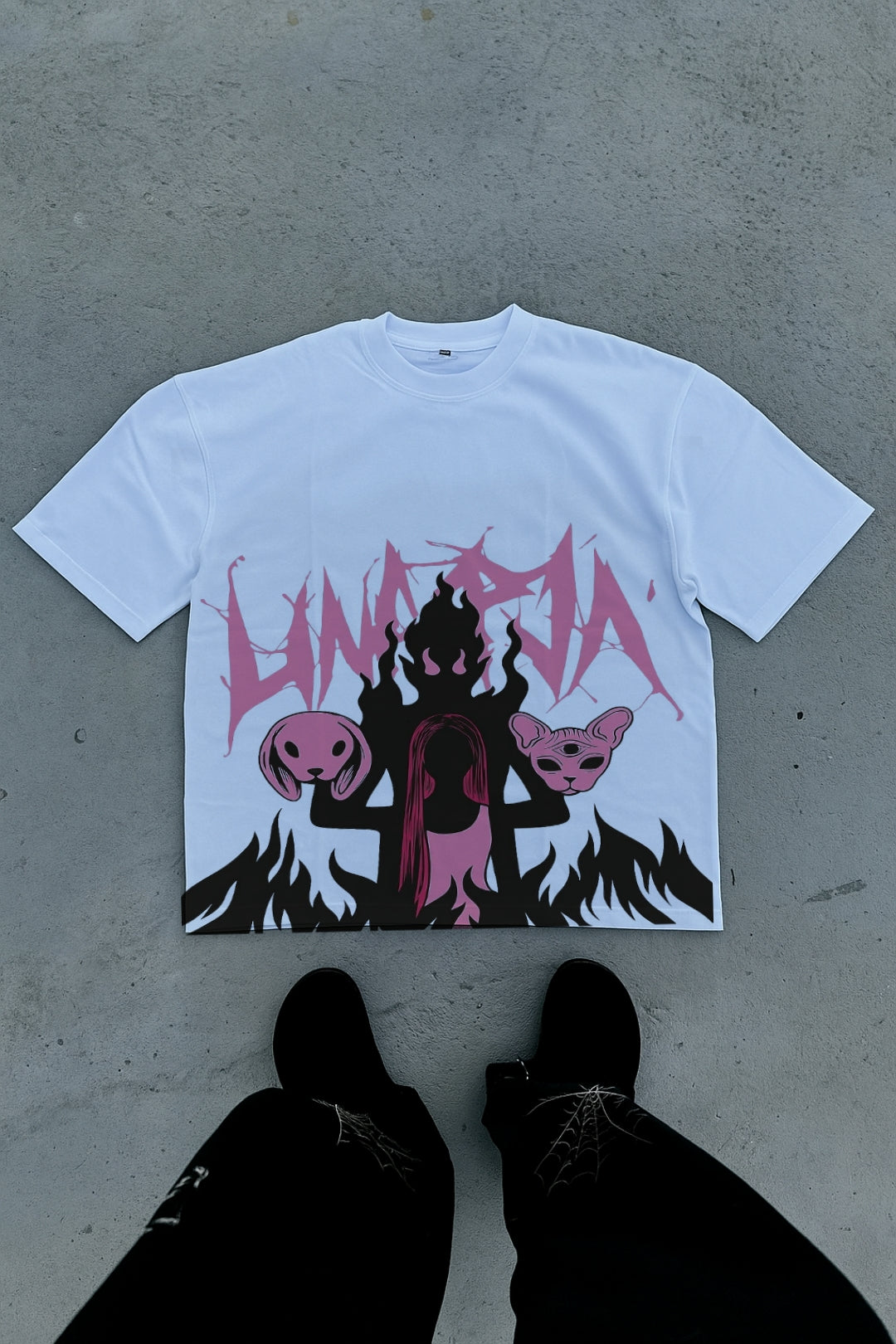 Mystic Flames Oversized Tee